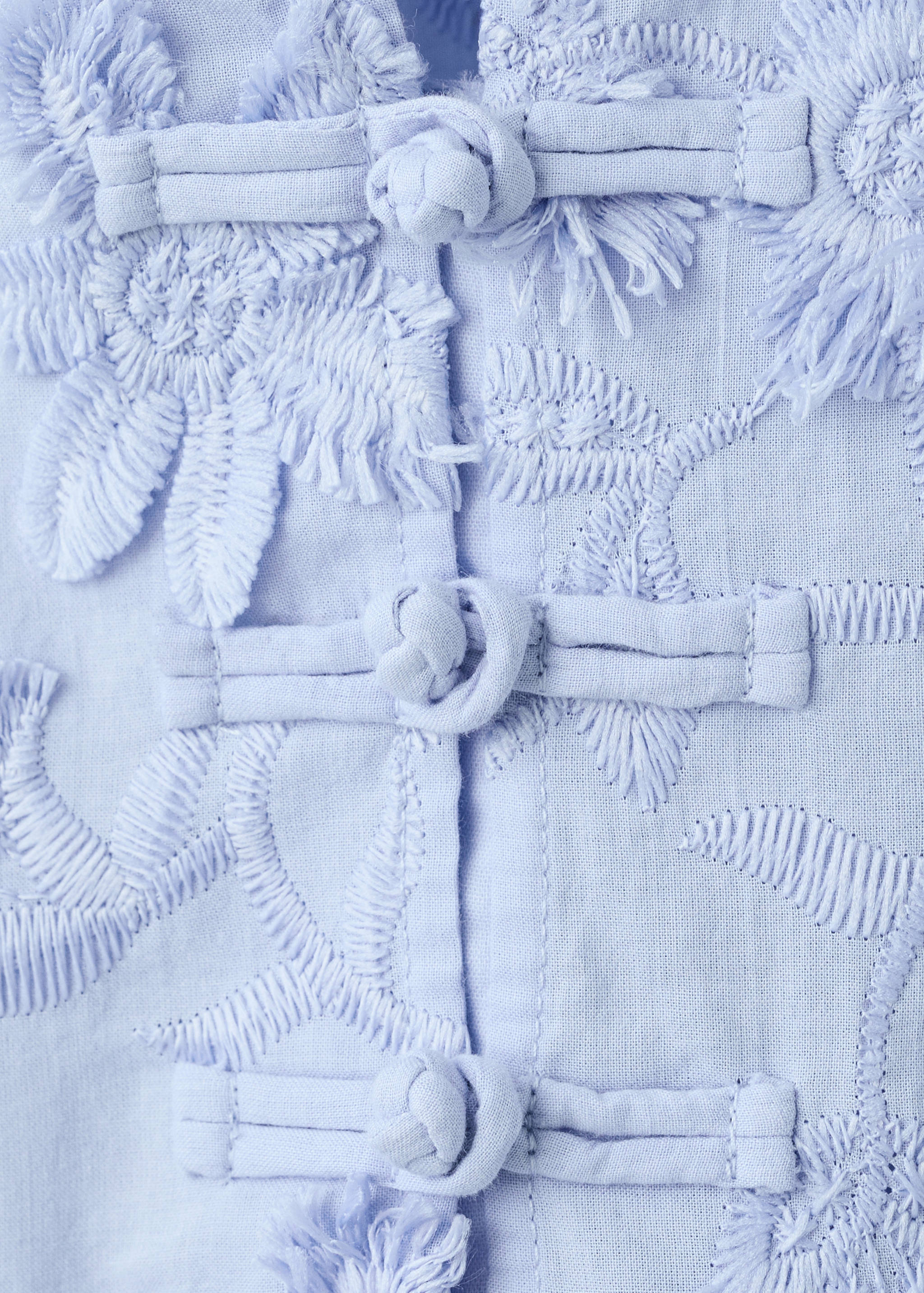 Blouse brodée manches bouffantes - Détail de l'article 8