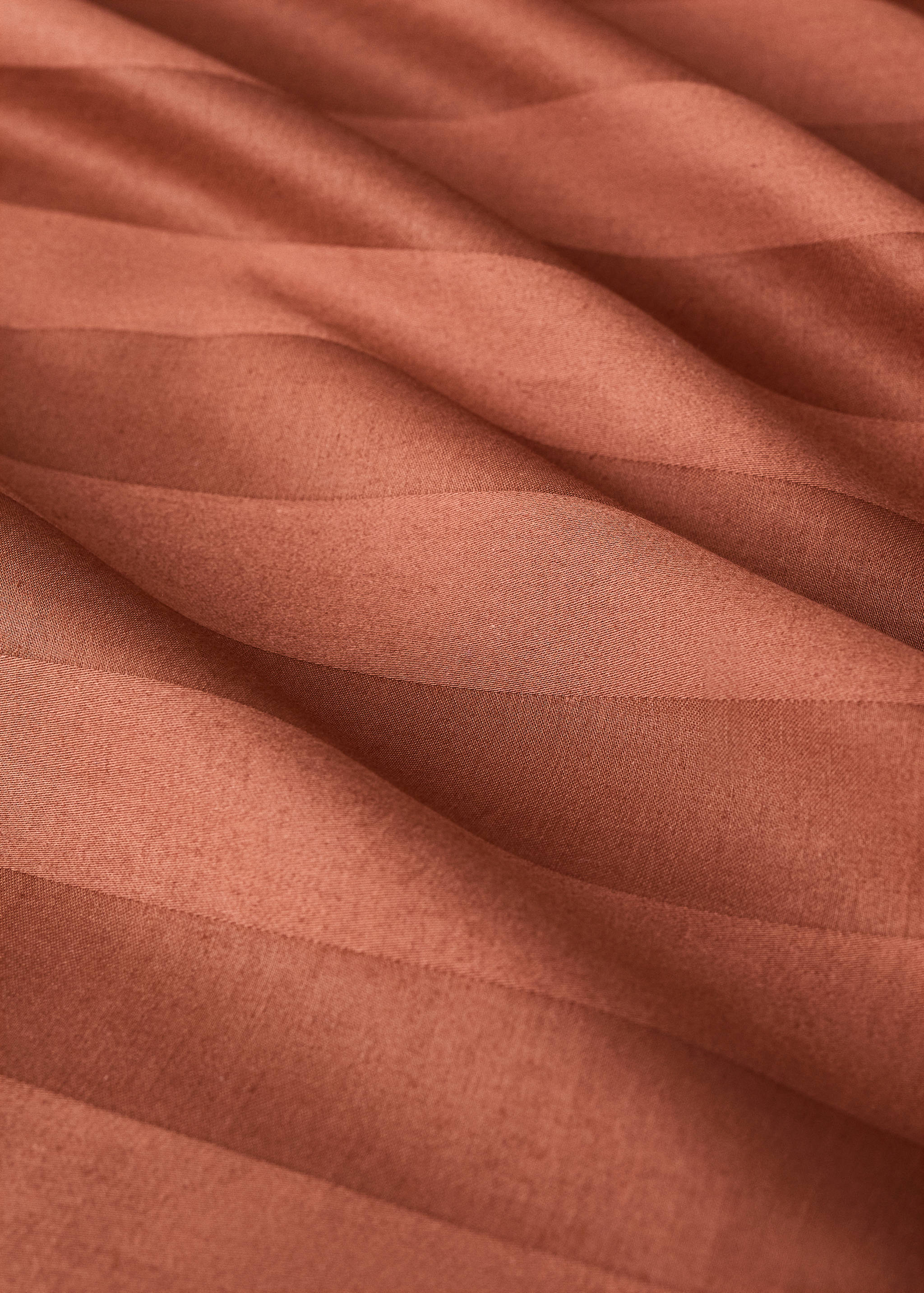 Satin-Bettbezug mit 300 Fäden, Streifen, für Bett 180/200 cm - Detail des Artikels 1