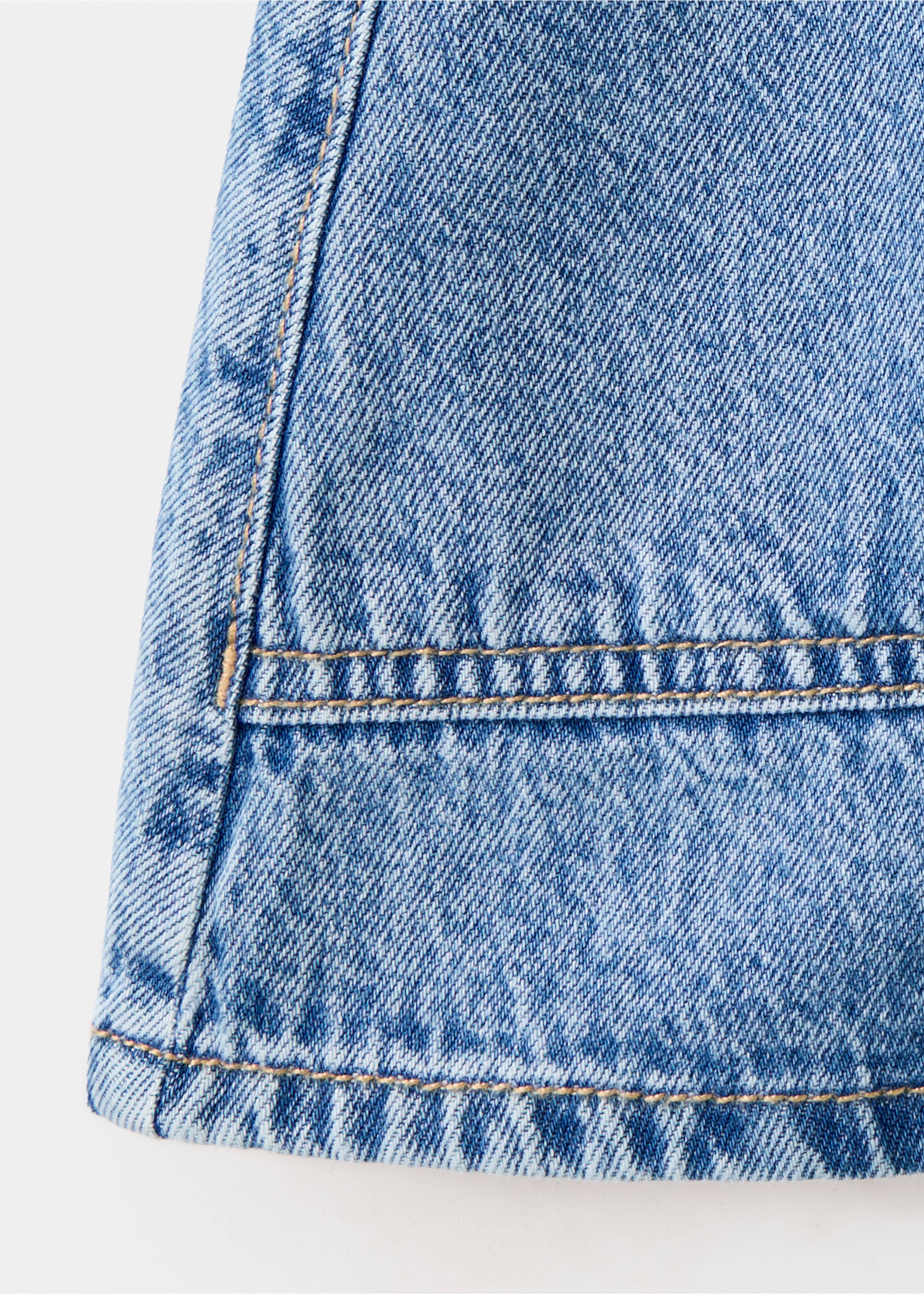 Jupe en jean boutons - Détail de l'article 0, Bleu moyen. Ref: 37092905-00.