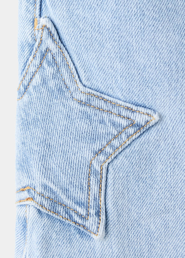 Denim skirt with stars - thumbnail 4