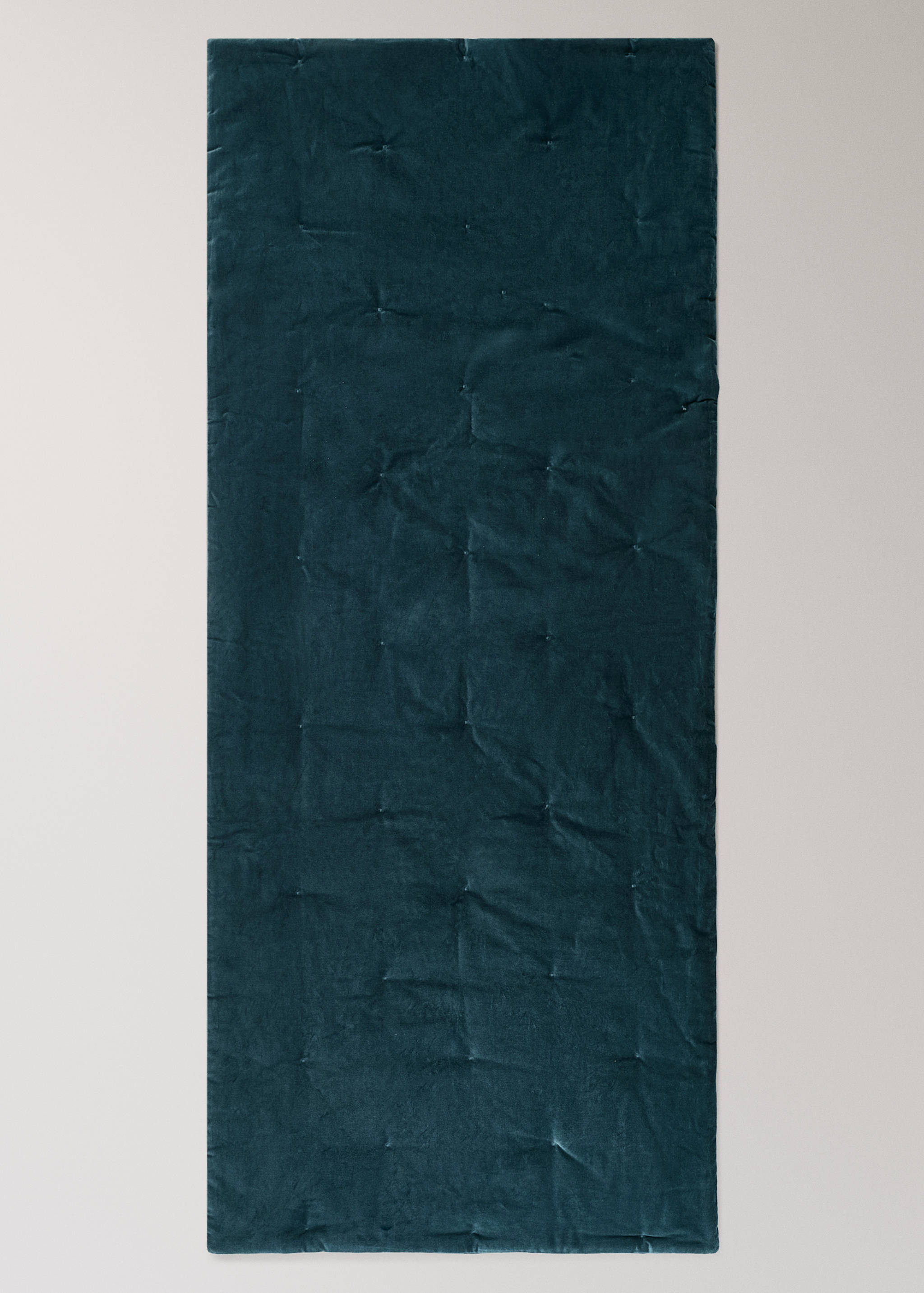 Velvet cotton garment-dye bedspread footboard - Details of the article 3