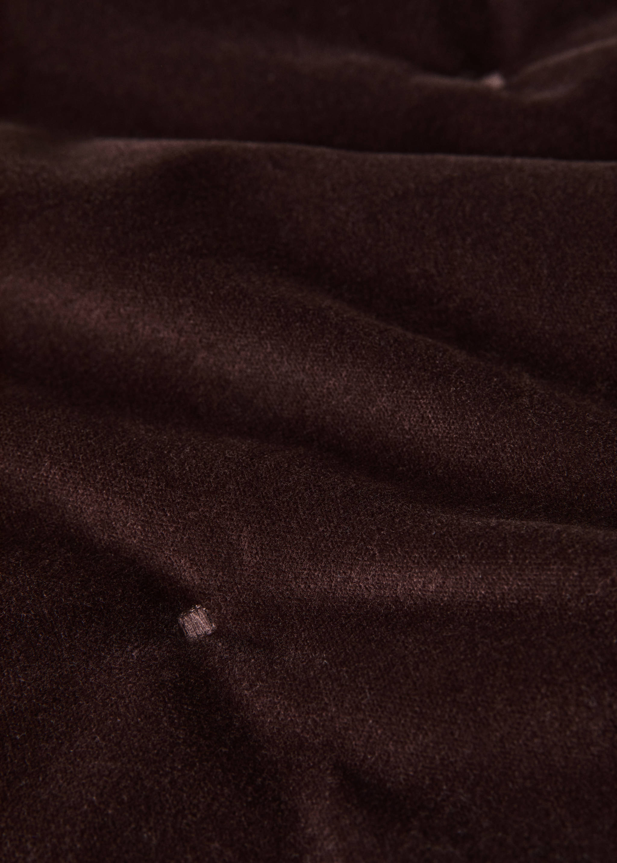 Velvet cotton garment-dye bedspread footboard - Details of the article 1