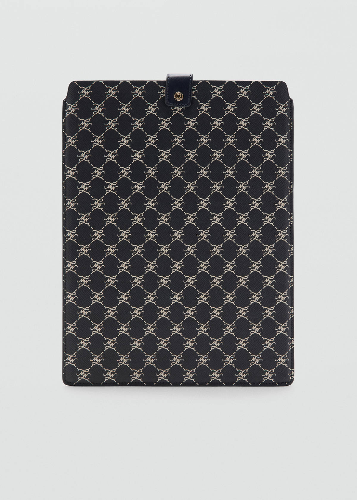 Laptop case with printed logo — Navy