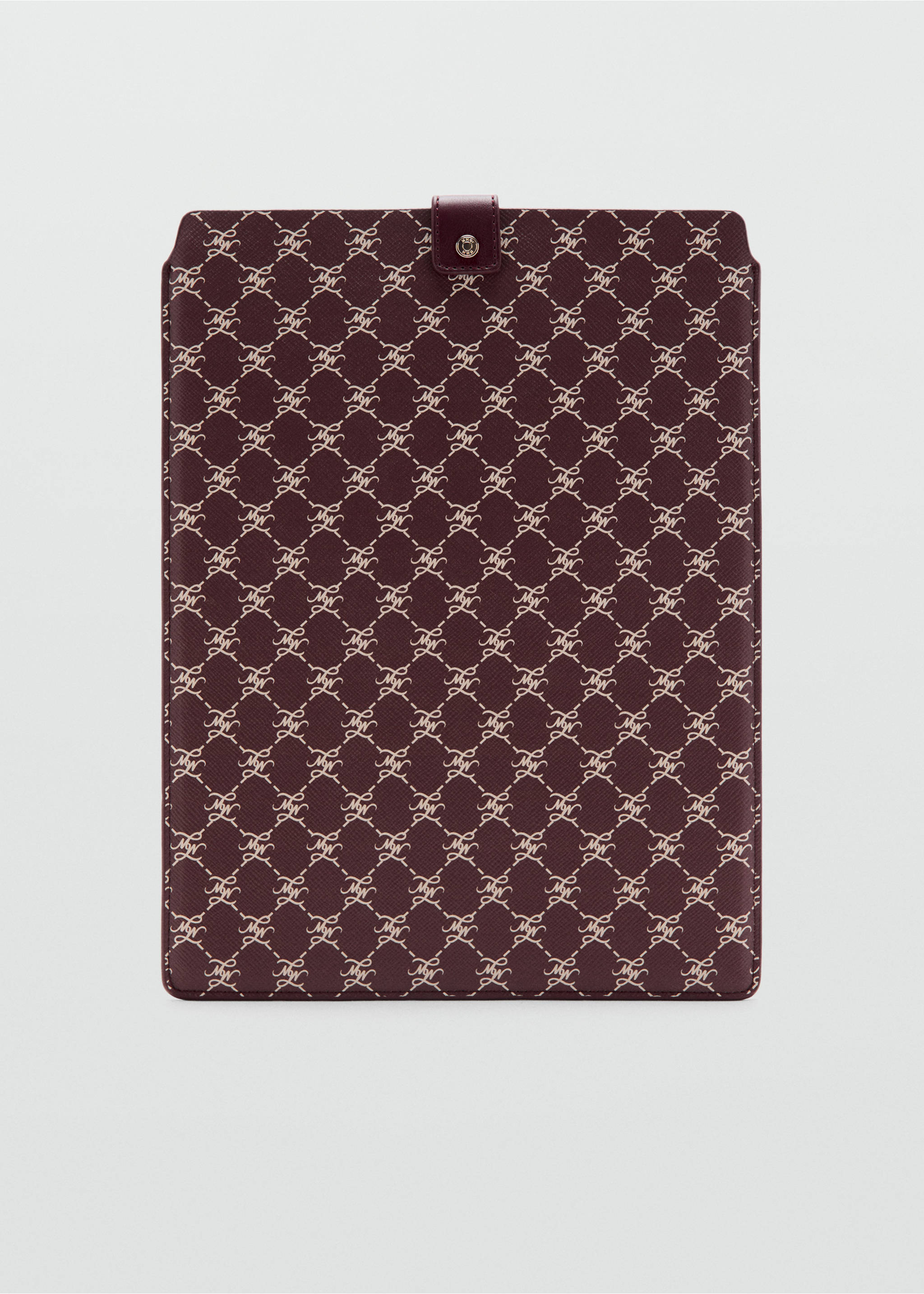 Laptop case with printed logo - Article without model, Burgundy. Ref: 37092912-00.