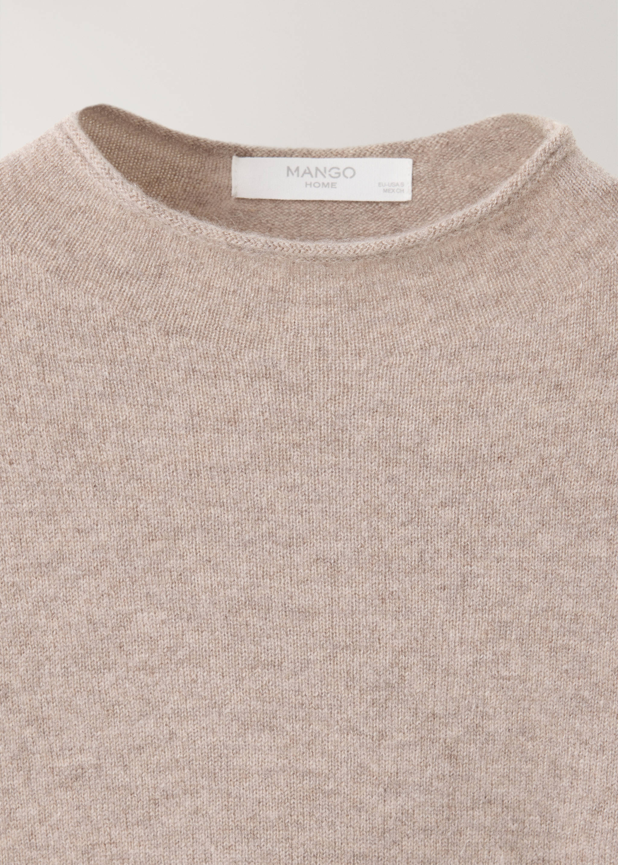 100% cashmere sweater with perkins neck - Details of the article 8