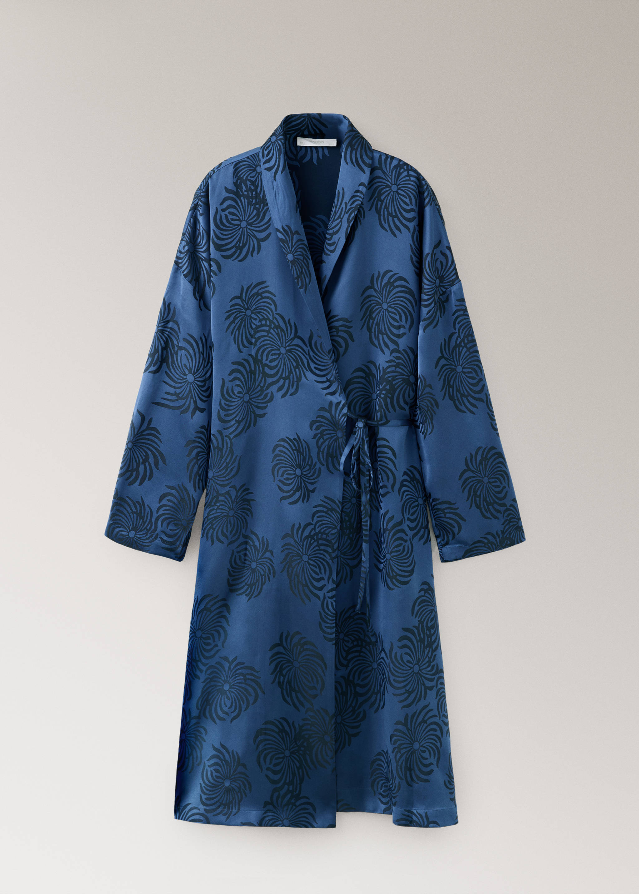 Jacquard satin robe - Article without model