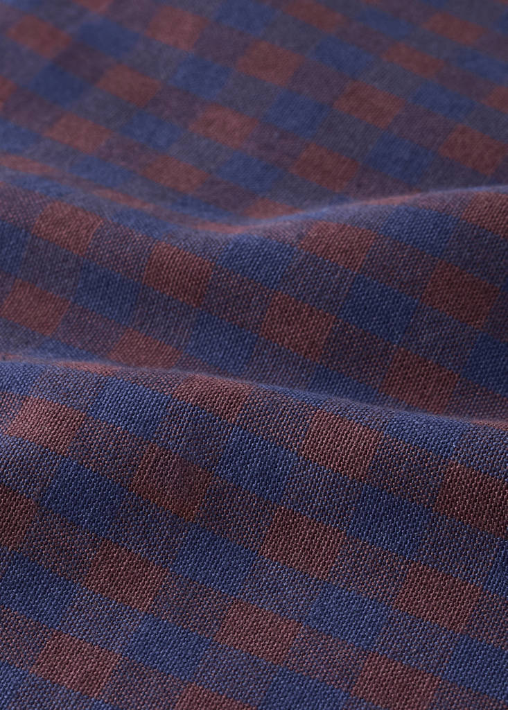 Tischdecke aus 100 % Baumwolle 150 x 250 cm — Indigoblau