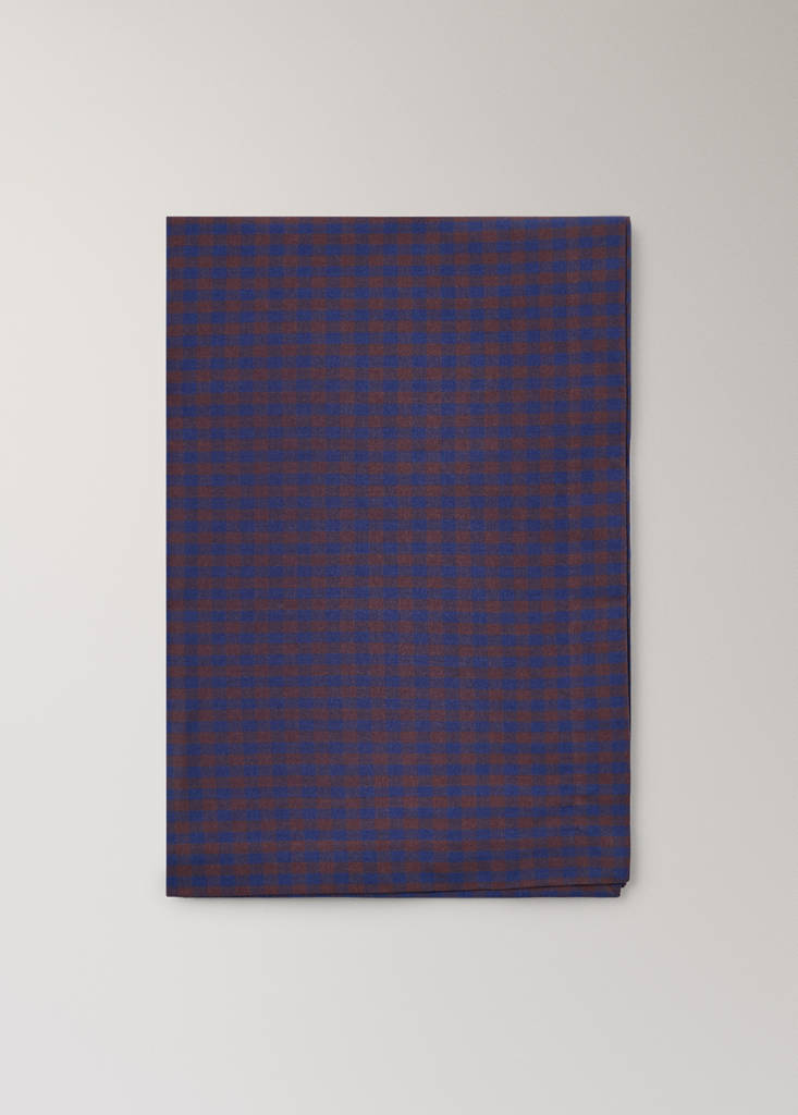 Tischdecke aus 100 % Baumwolle 150 x 250 cm — Indigoblau