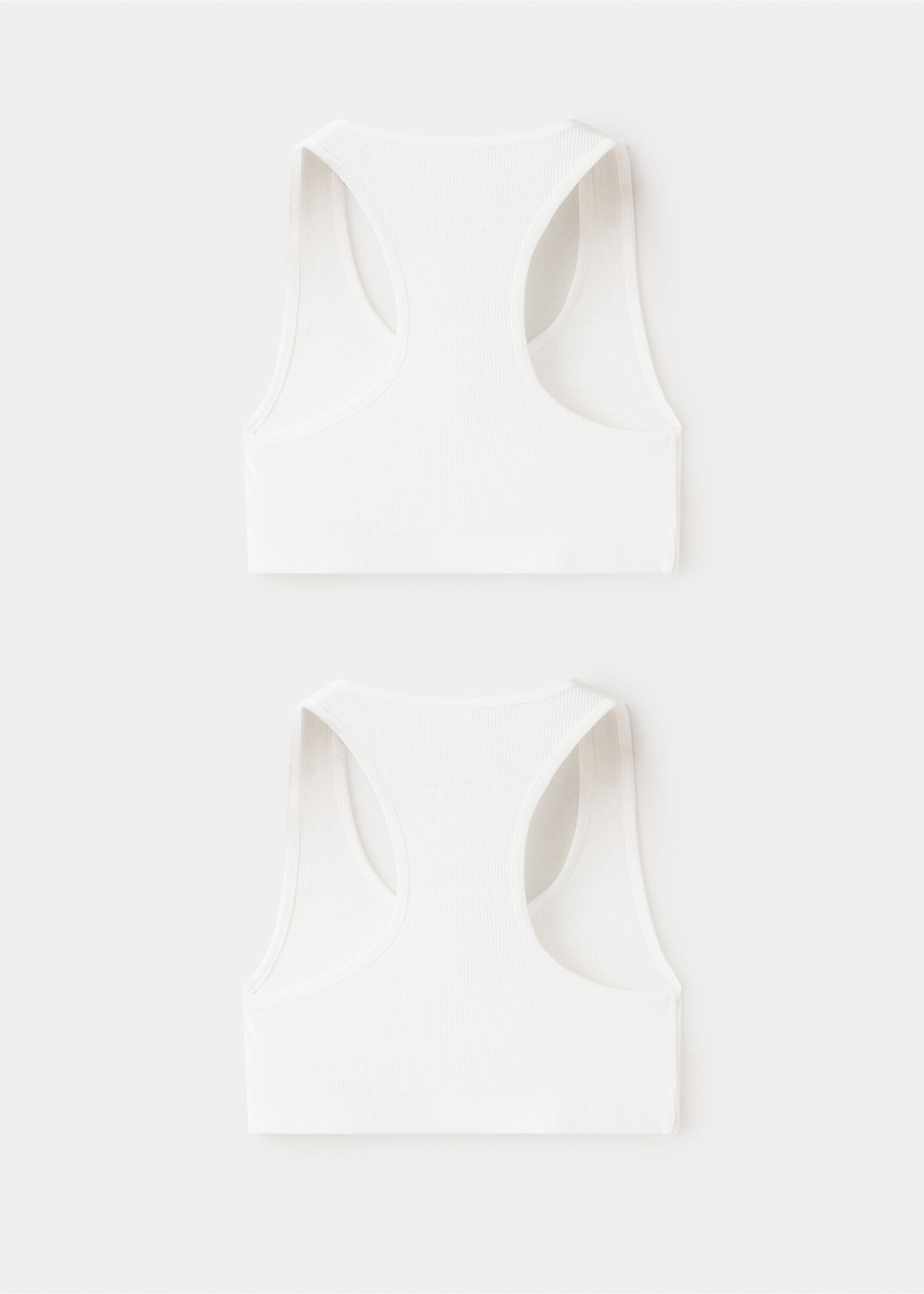 Pack of 2 tops - Reverse of the article, Off White. Ref: 37092923-00.