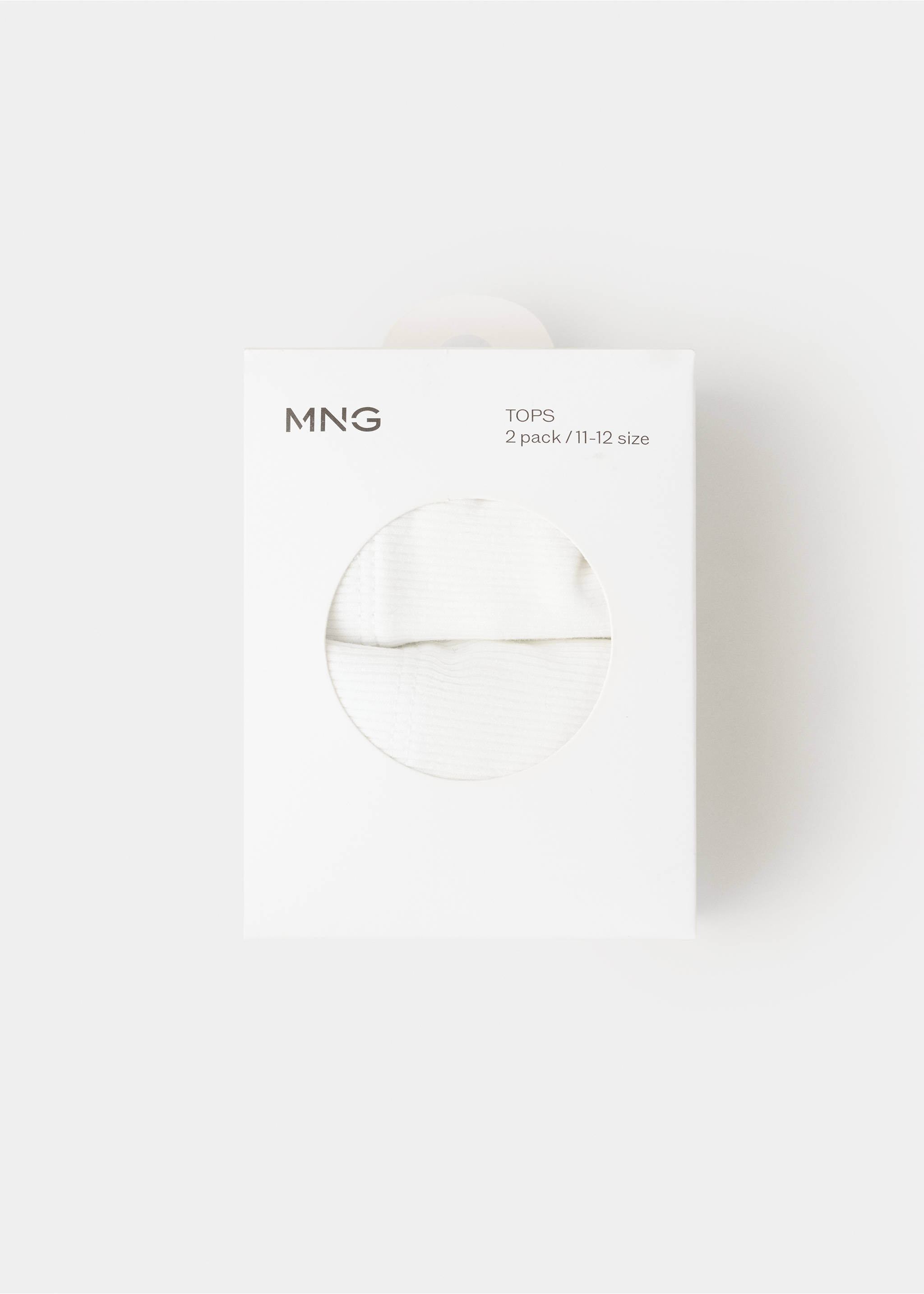 Pack of 2 tops - Details of the article 0, Off White. Ref: 37092923-00.