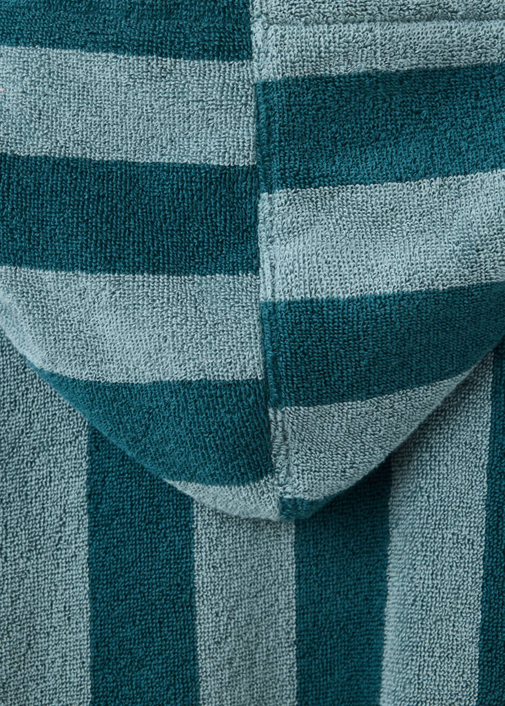 100% cotton striped bathrobe - thumbnail 8