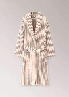 Striped cotton bathrobe — Off White 3