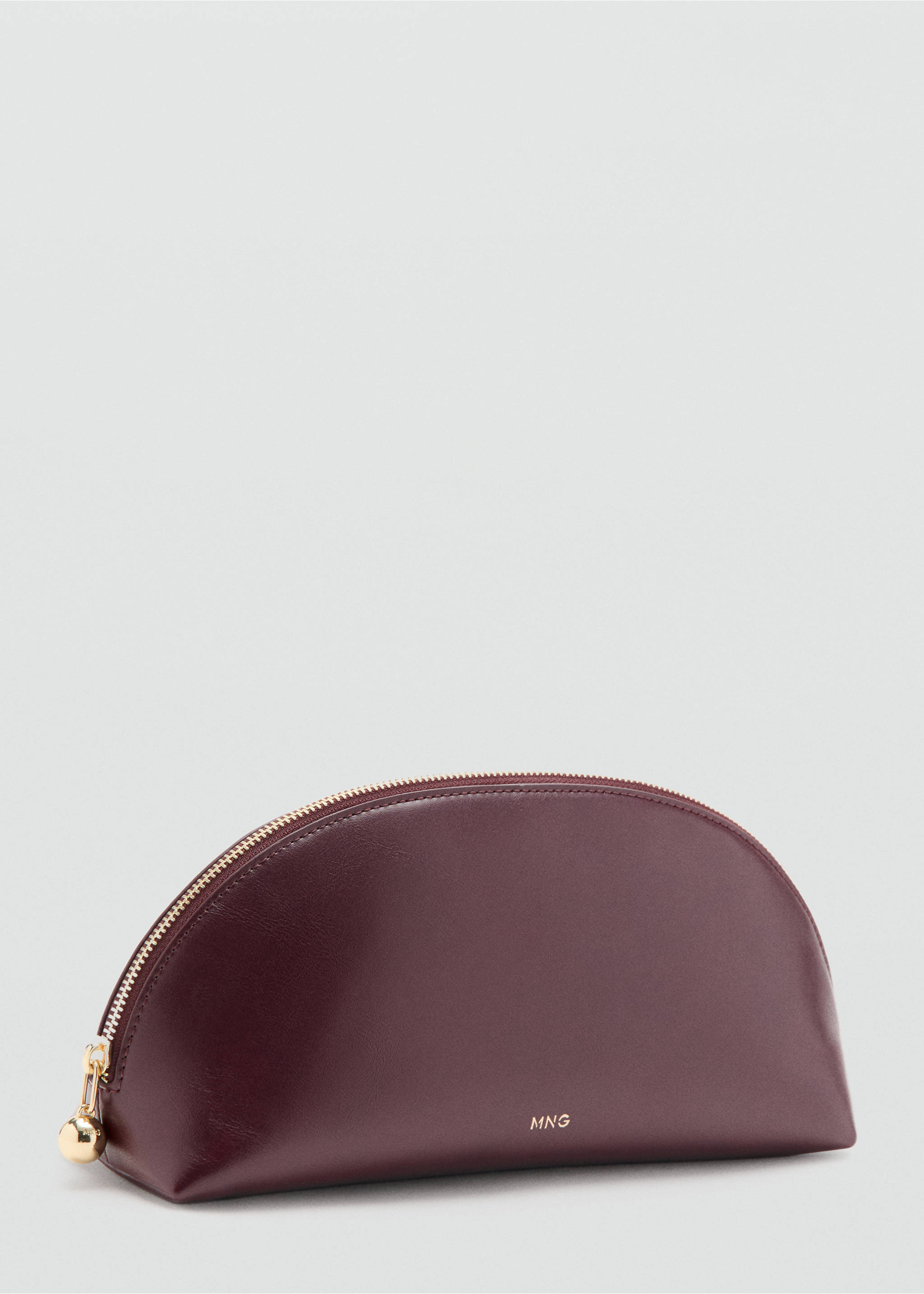 Large toiletry bag with charm - Medium plane, Burgundy. Ref: 37092929-00.