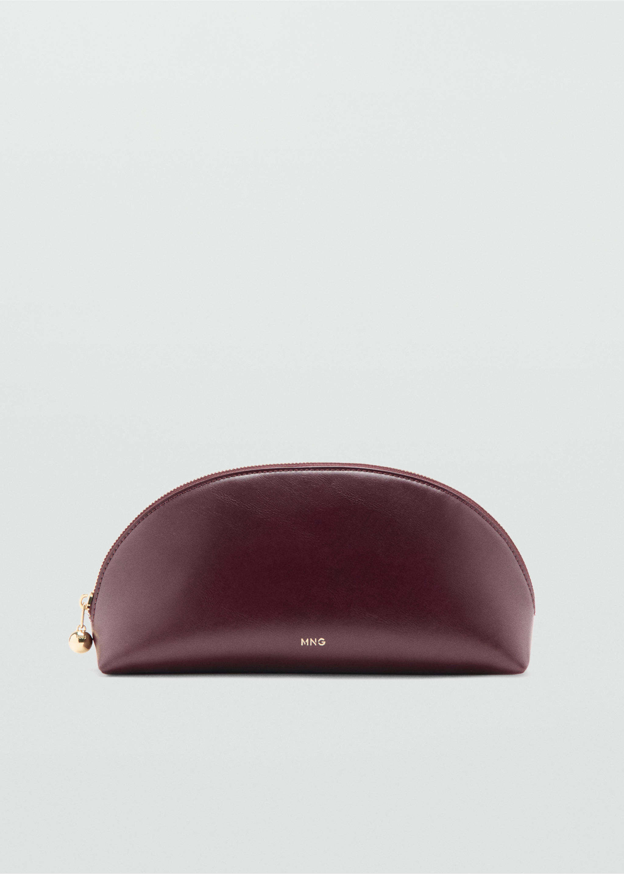 Large toiletry bag with charm - Article without model, Burgundy. Ref: 37092929-00.