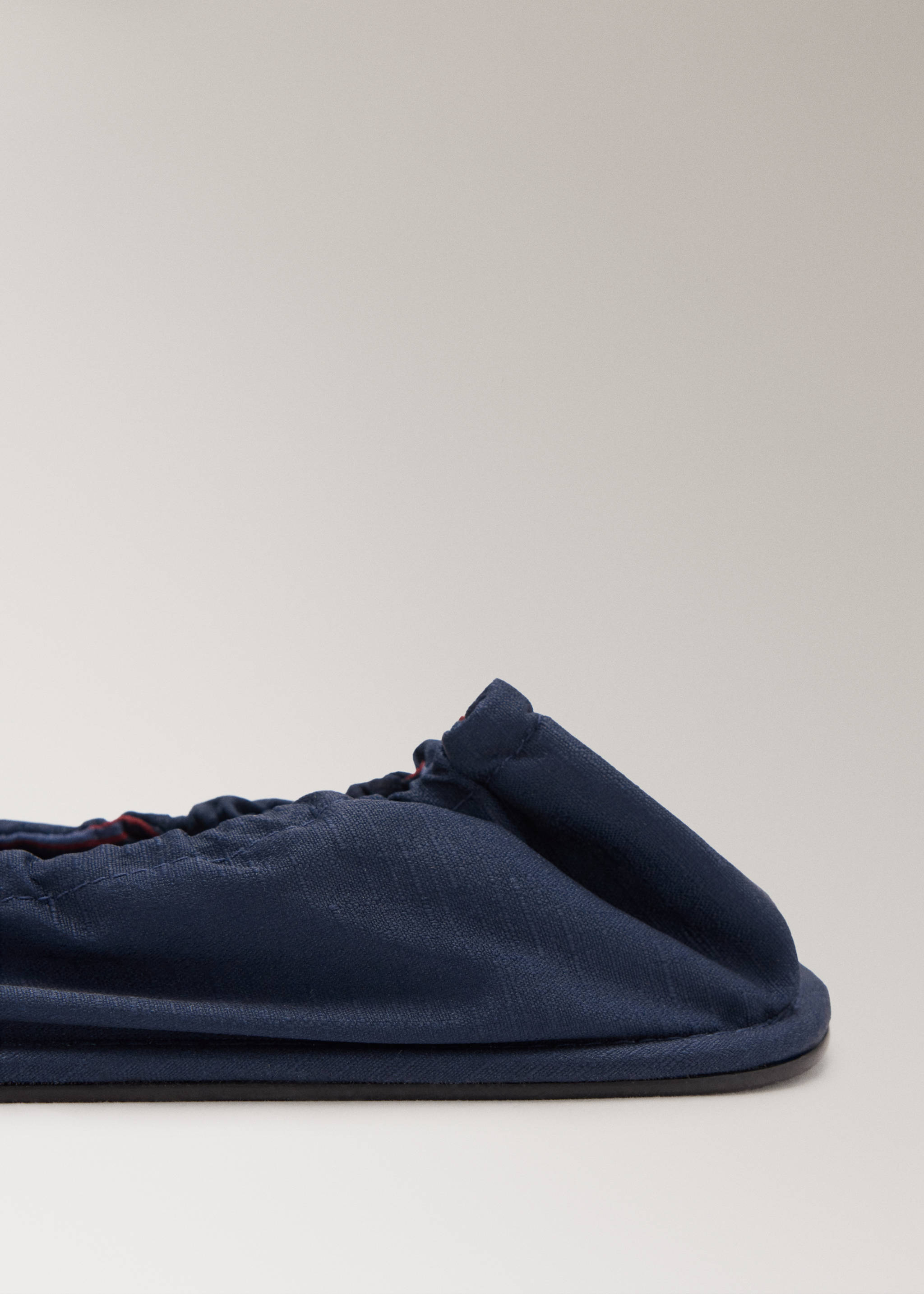 Chaussons à bout froncé avec imprimé intérieur - Détail de l'article 1