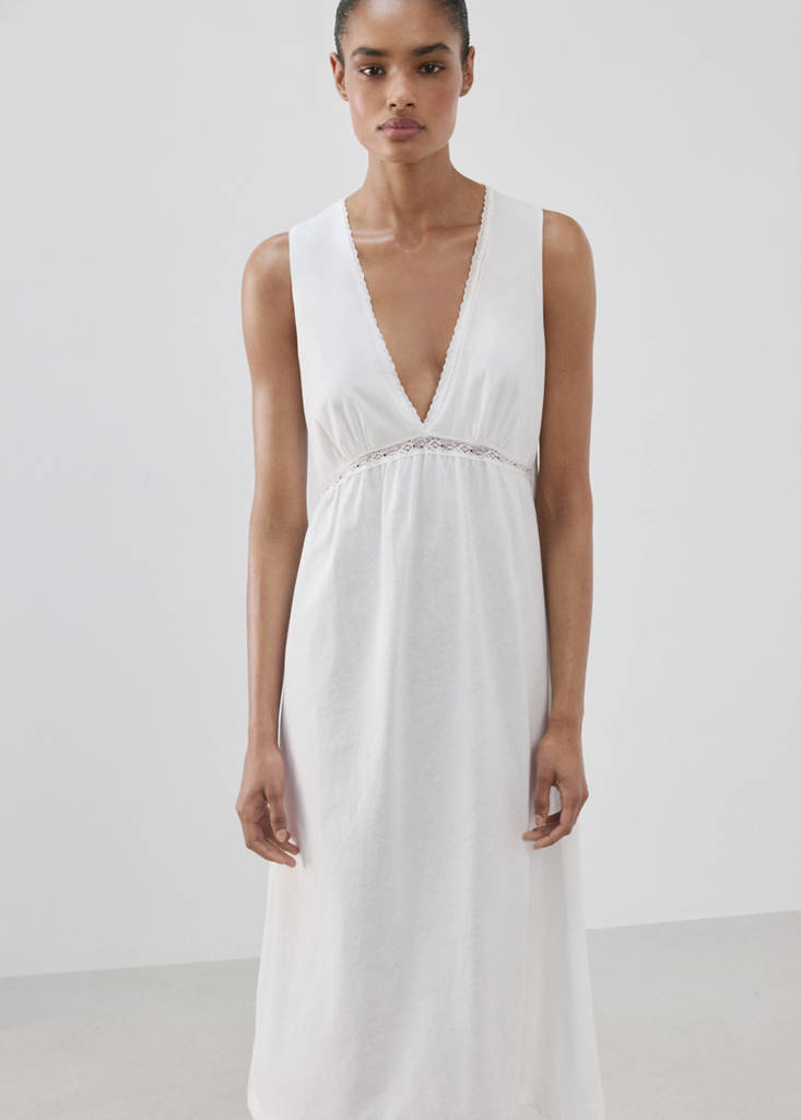 Cotton lace nightgown - thumbnail 2