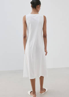 Cotton lace nightgown — White 3