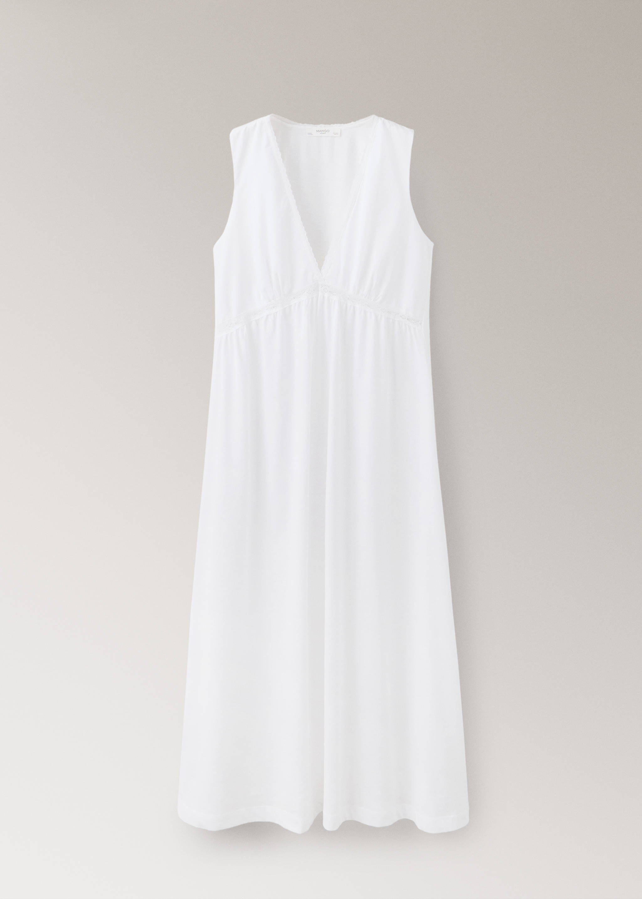 Cotton lace nightgown - Article without model
