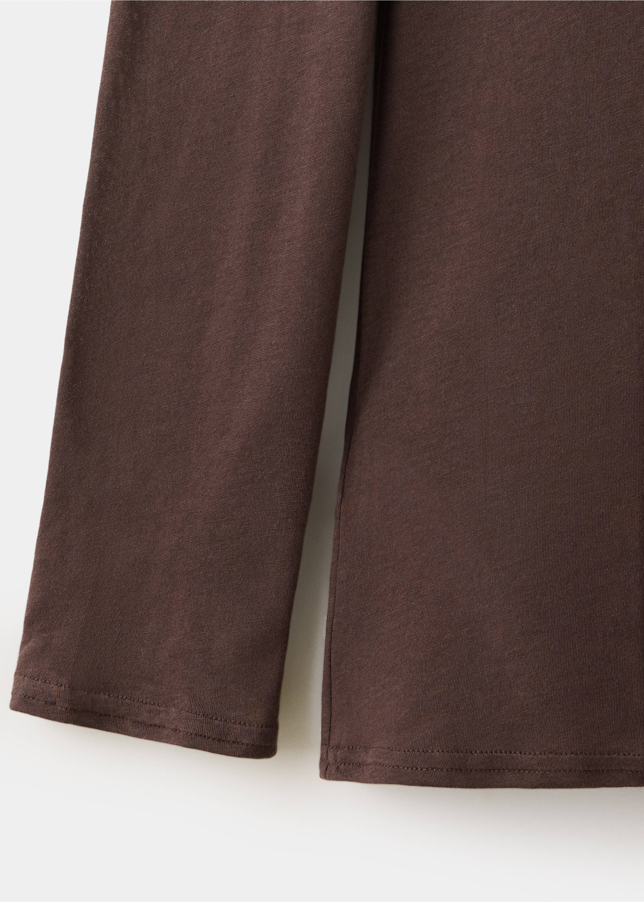 Pyjamaströja med polokrage - Detaljer om artikeln 0, Brun. Ref: 37092937-00.