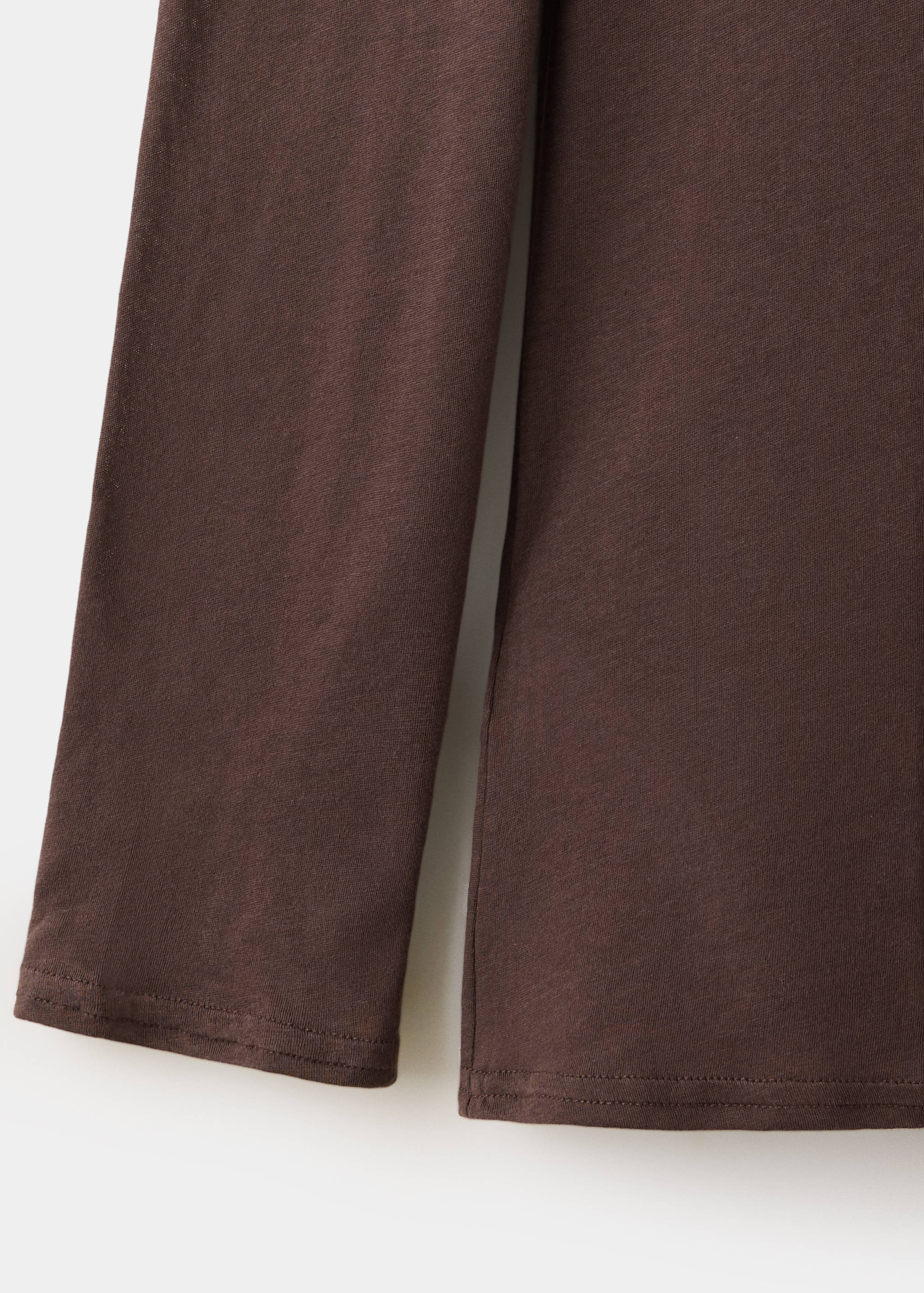High-neck pyjama top - Details of the article 0