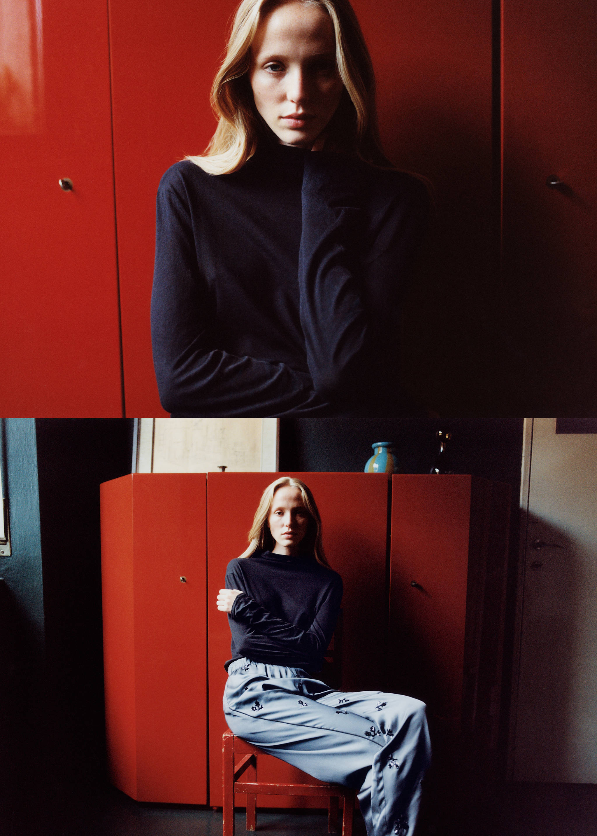High-neck pyjama top - Details of the article 5