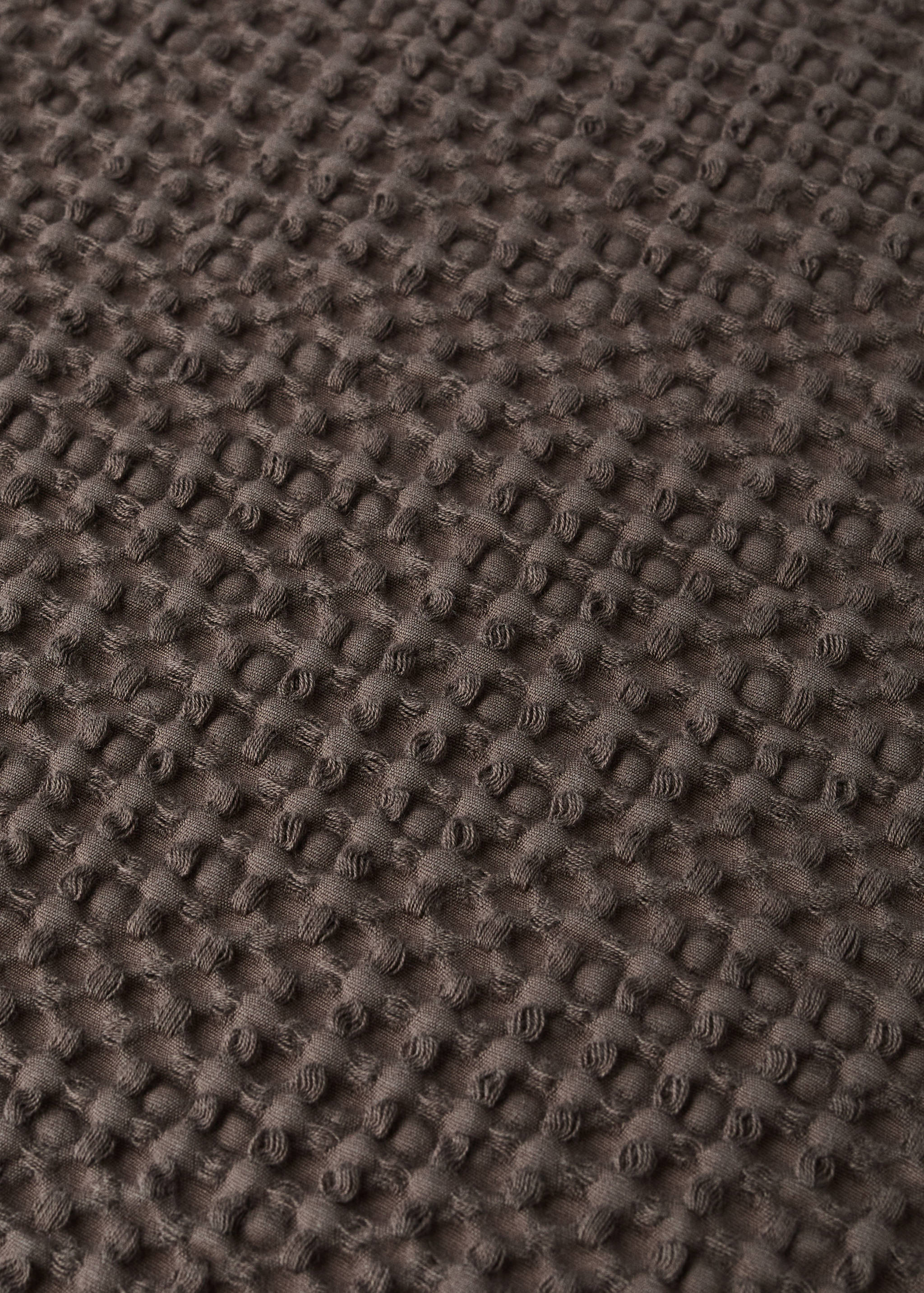 Kopfkissenbezug aus Baumwolle, stückgefärbt, 50 x 50 cm - Detail des Artikels 3