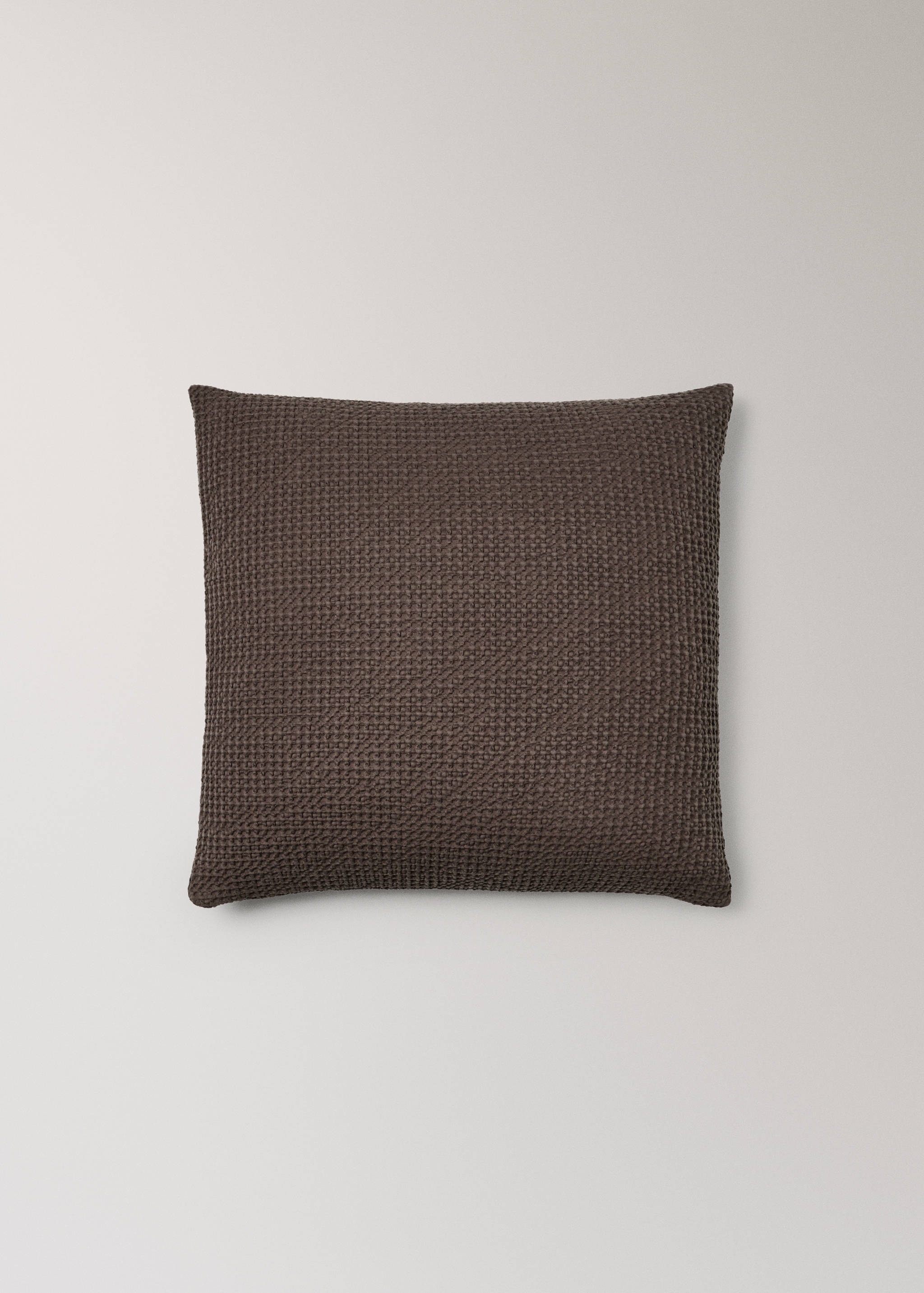 Kopfkissenbezug aus Baumwolle, stückgefärbt, 50 x 50 cm - Artikel ohne Model