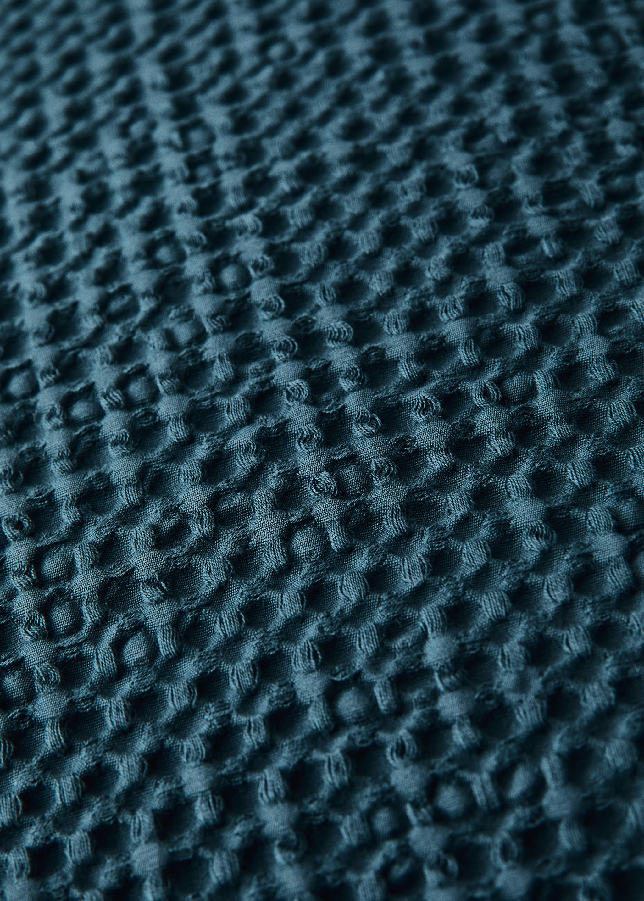 Kopfkissenbezug aus Baumwolle, stückgefärbt, 50 x 50 cm - Detail des Artikels 3