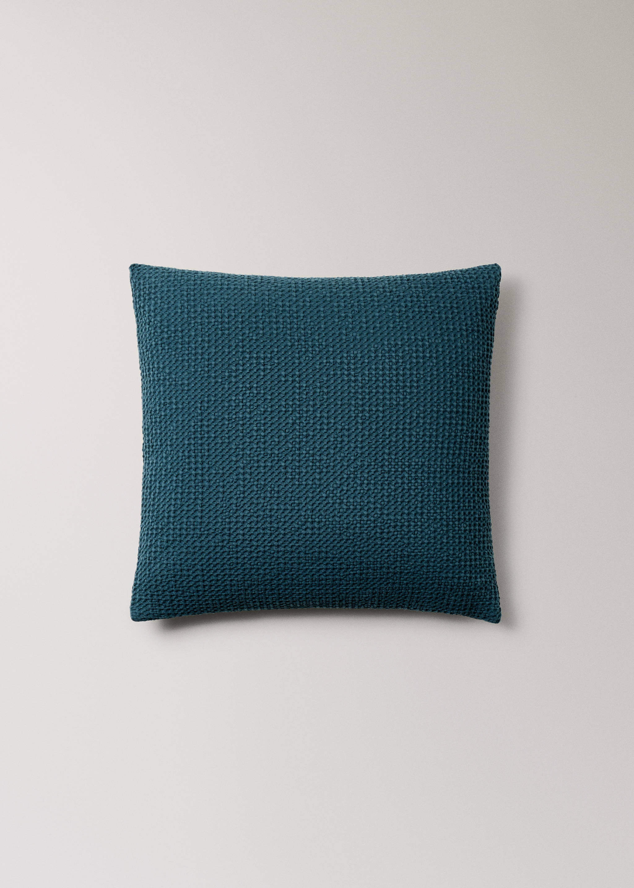 Kopfkissenbezug aus Baumwolle, stückgefärbt, 50 x 50 cm - Artikel ohne Model