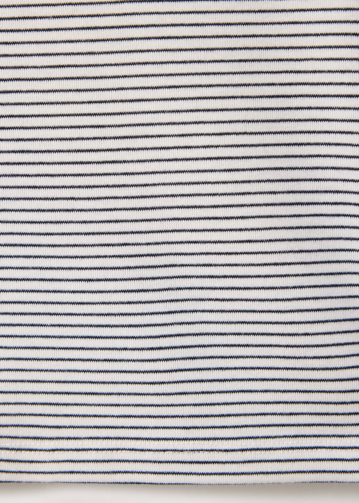 Striped pyjama trousers with adjustable waistband — Ivory White