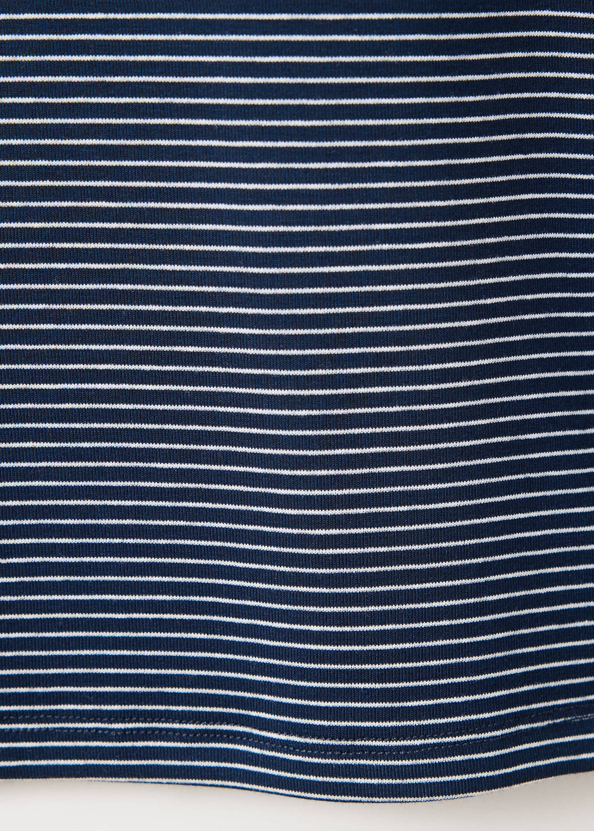 Striped pyjama trousers with adjustable waistband — Navy