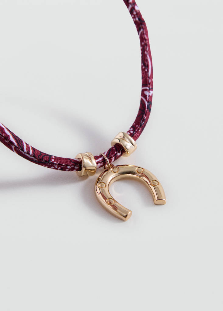 Horseshoe mixed necklace — Gold