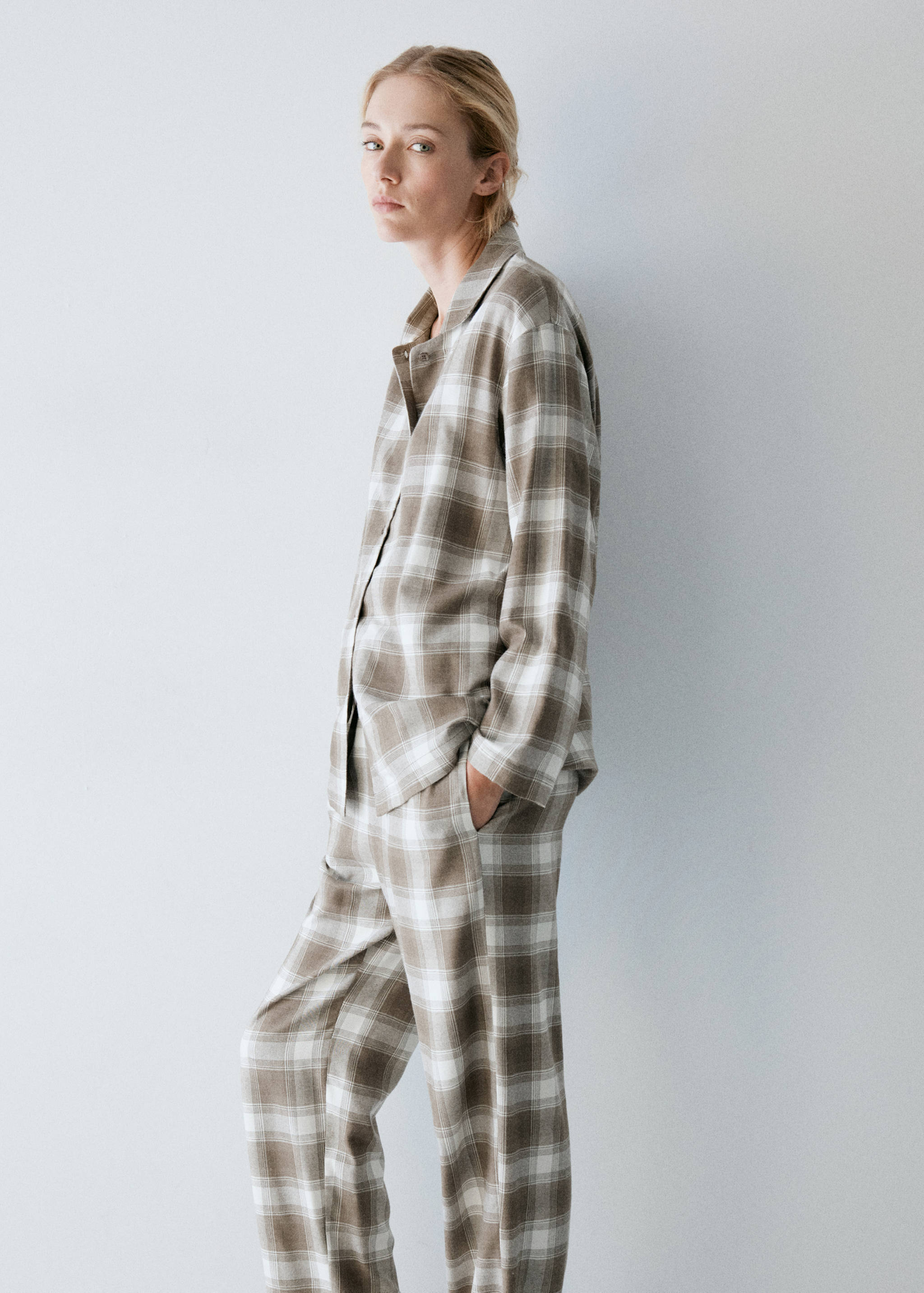PYJAMA TROUSERS WOVENFRA - Details of the article 1