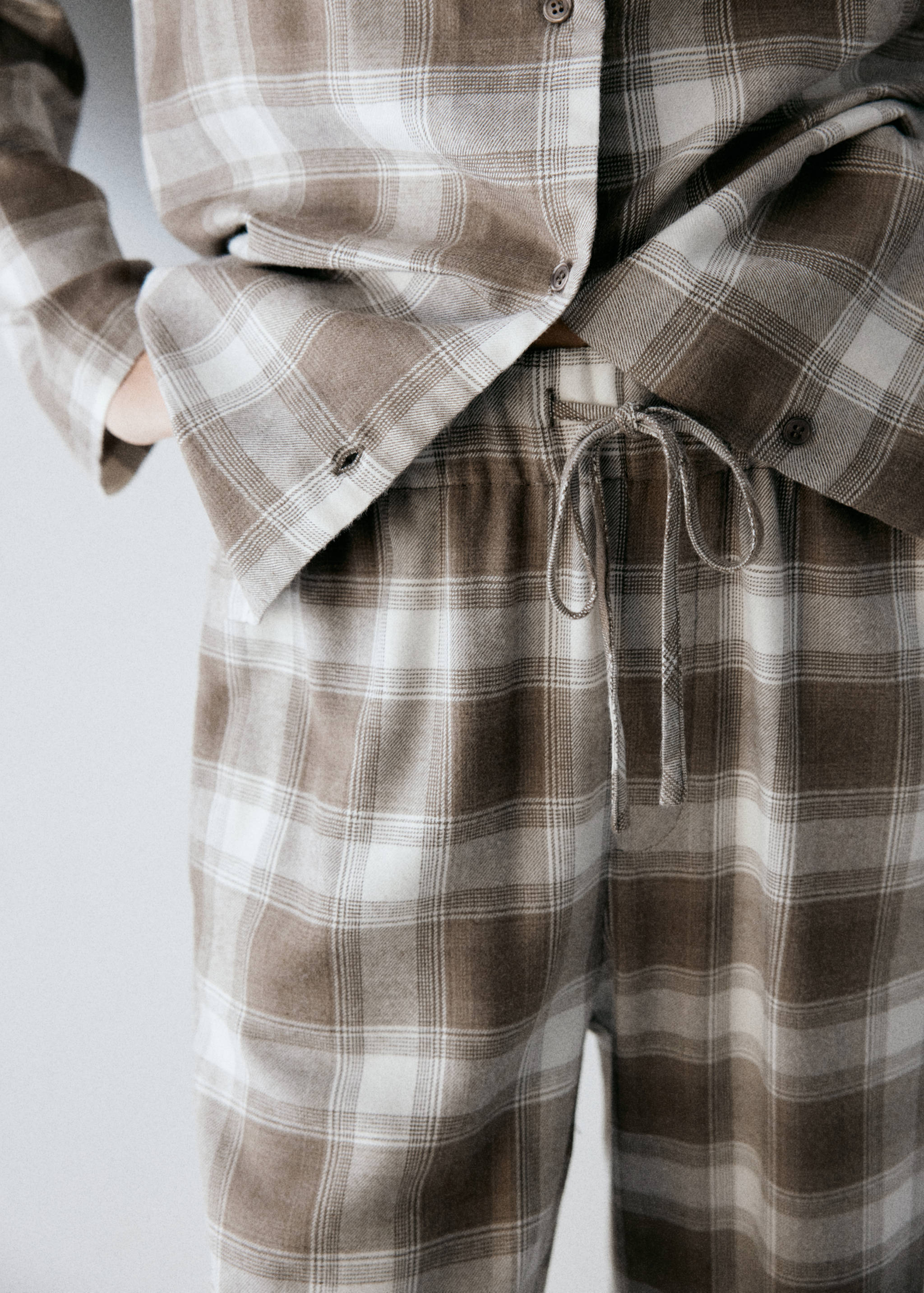 PYJAMA TROUSERS WOVENFRA - Details of the article 3
