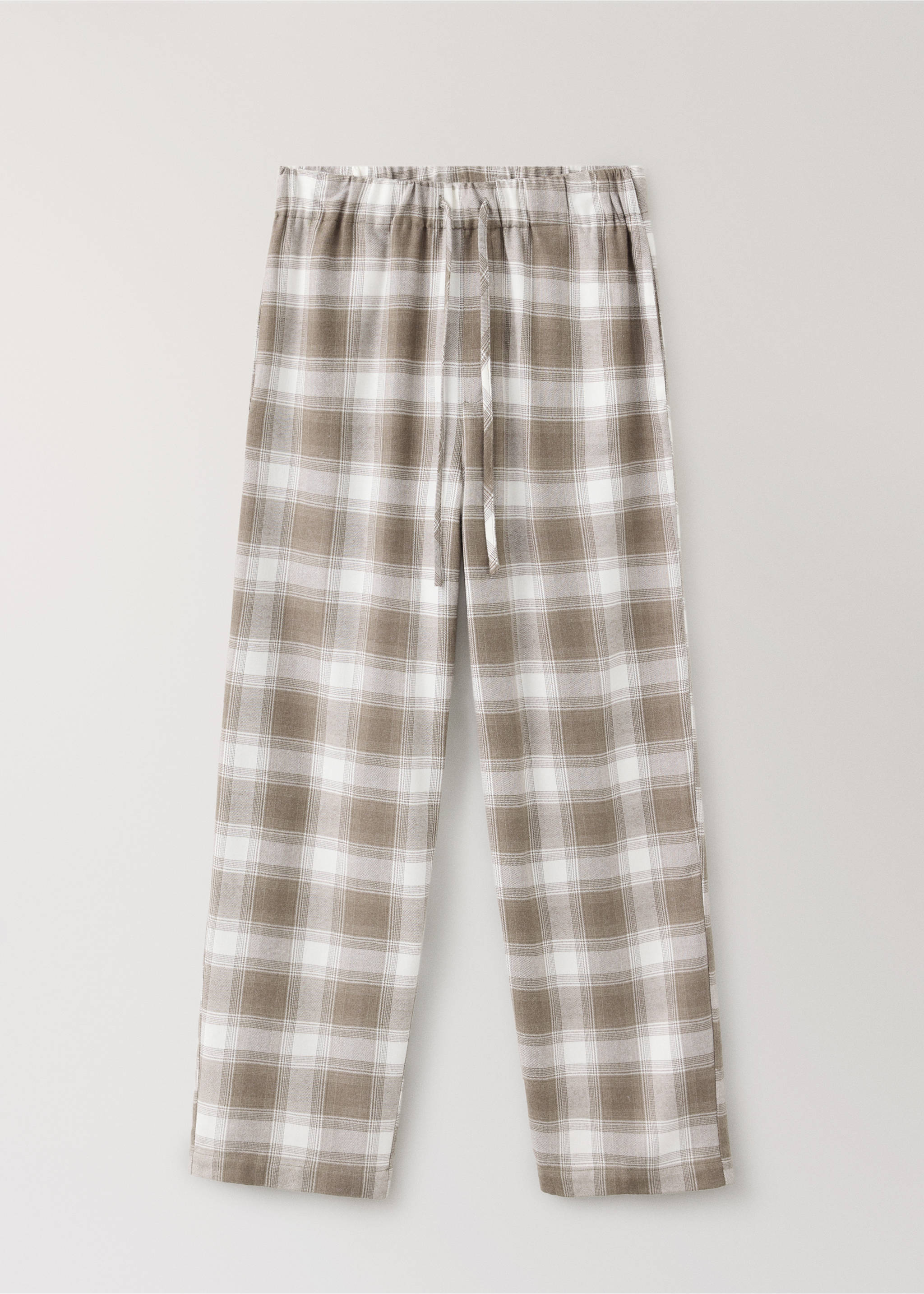 PYJAMA TROUSERS WOVENFRA - Artikel zonder model, Middenbruin. Ref: 37092947-00.