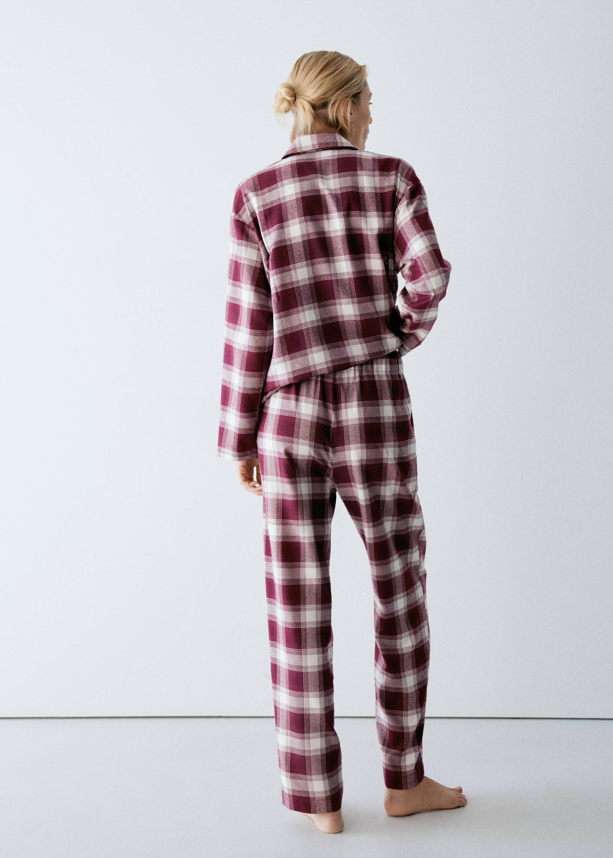 PYJAMA TROUSERS WOVENFRA - Reverse of the article