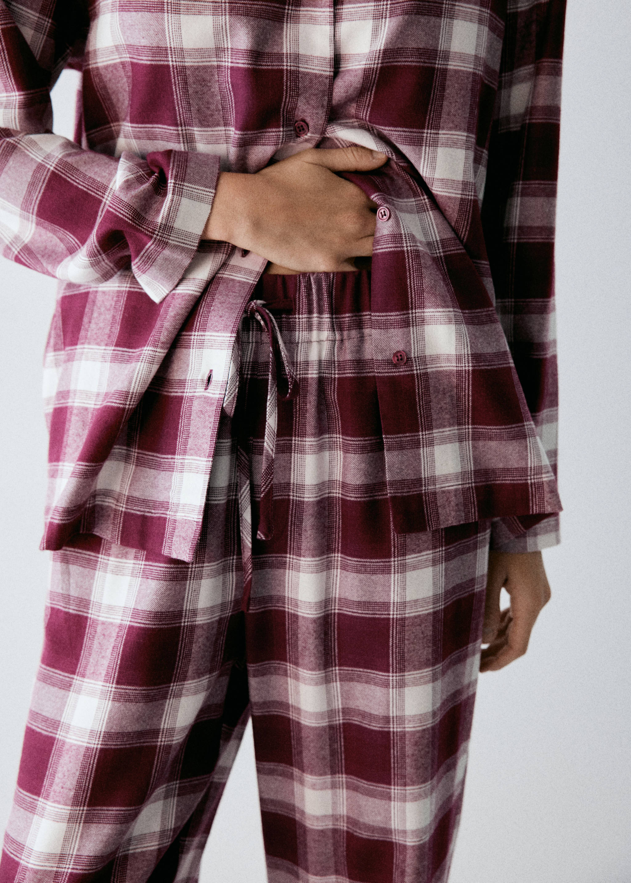 PYJAMA TROUSERS WOVENFRA - Details of the article 3