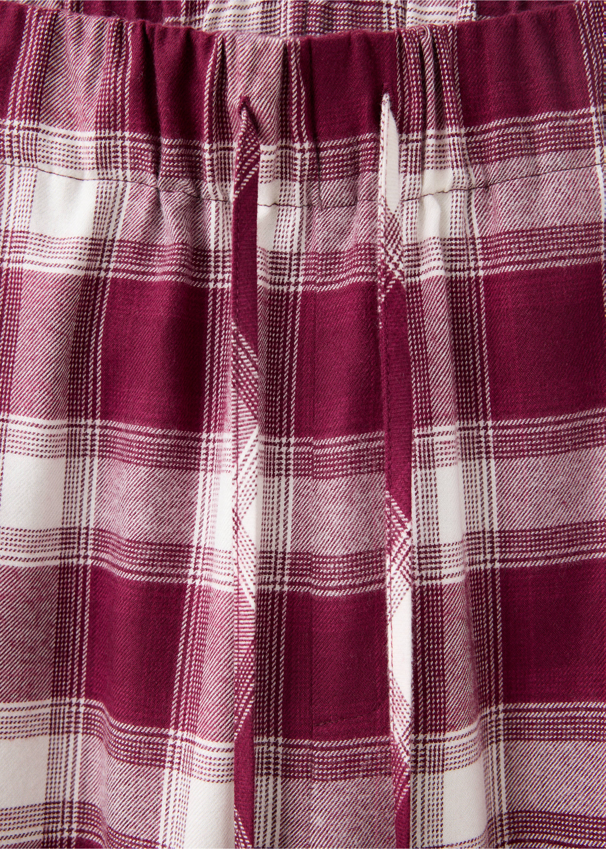 PYJAMA TROUSERS WOVENFRA - Detail van het artikel 8, Bordeaux. Ref: 37092947-00.