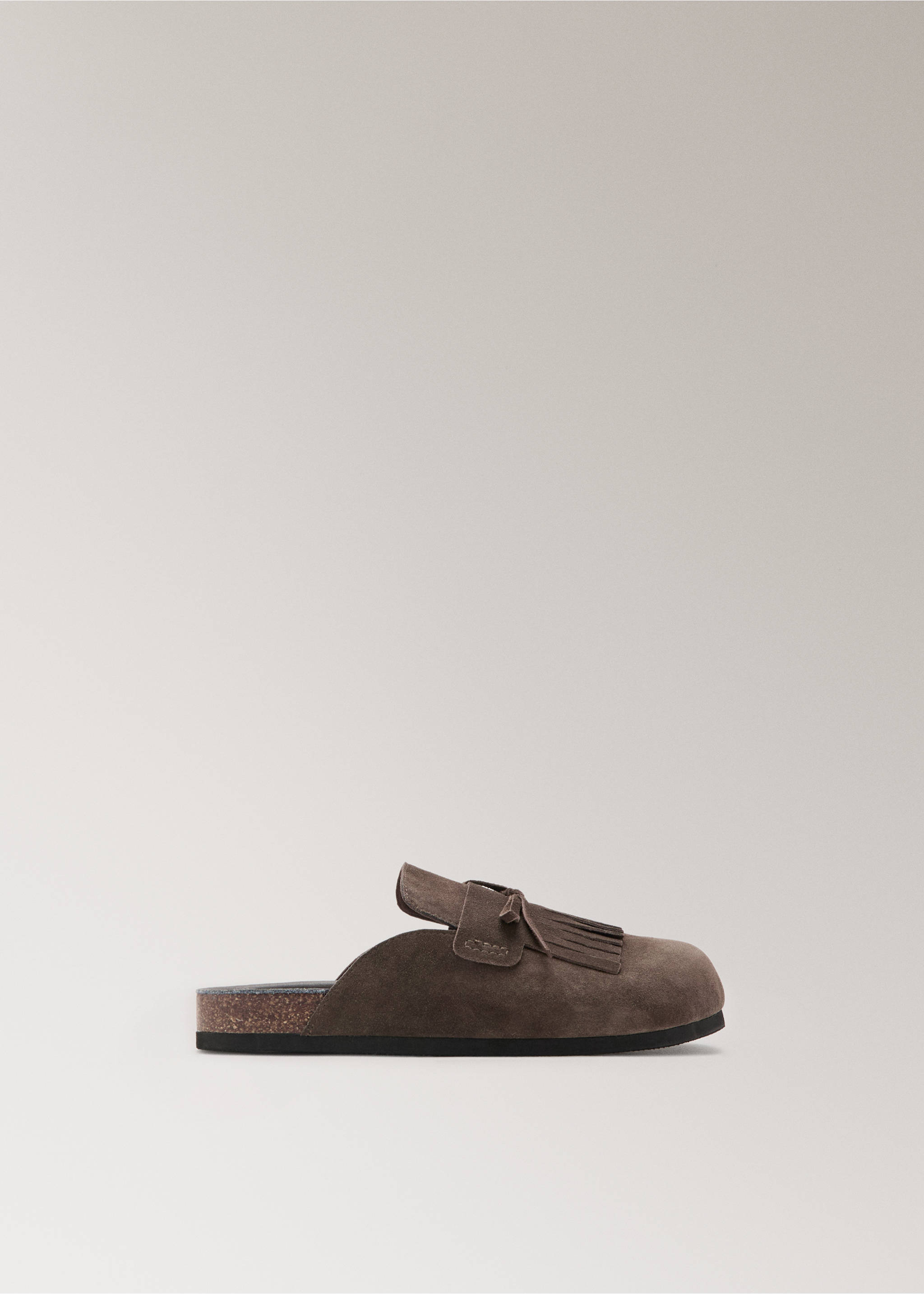 Leather clog shoes - Article without model, Brown. Ref: 37092951-00.