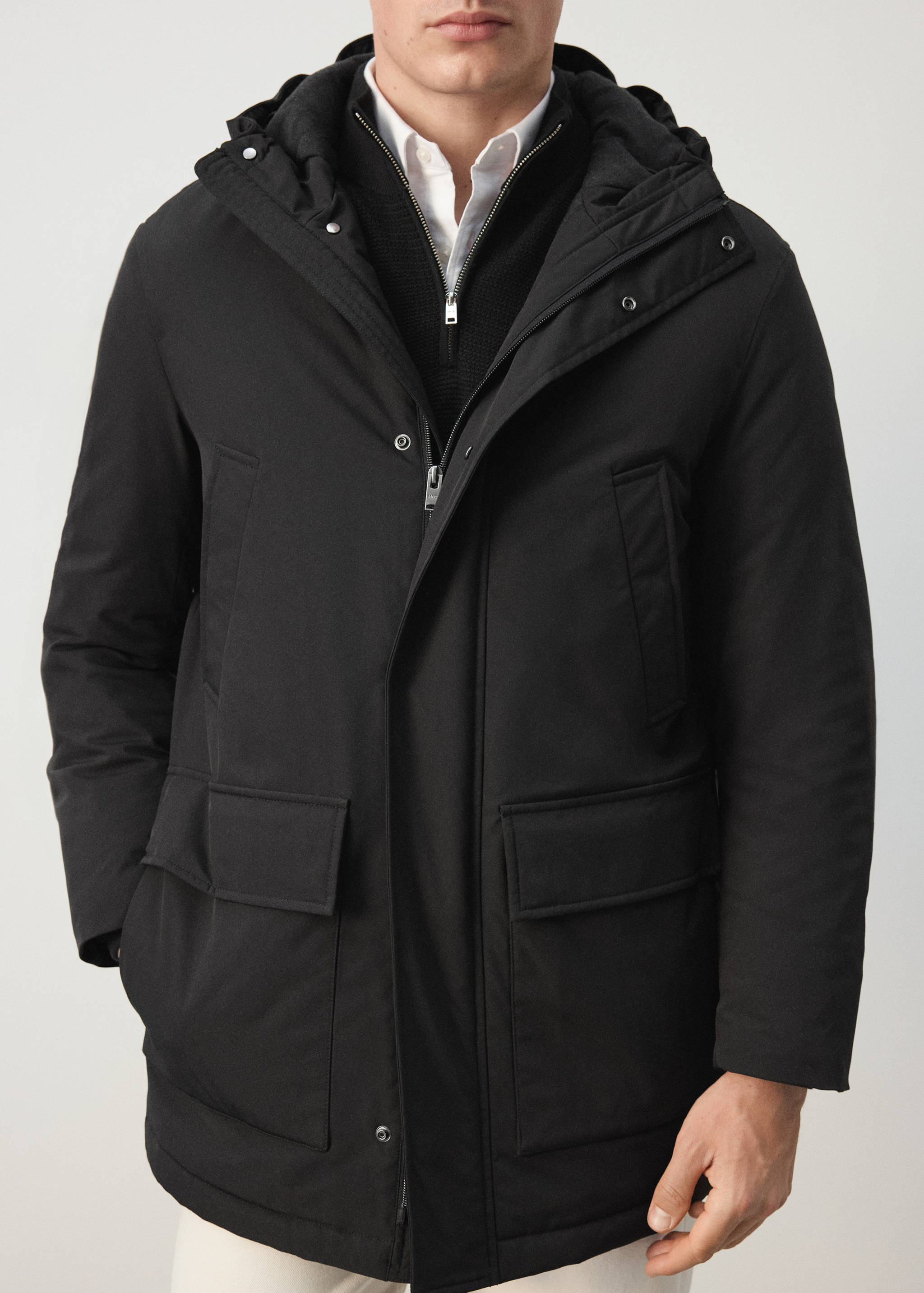 Parka water-repellent bolsillos - Detalle del artículo 2
