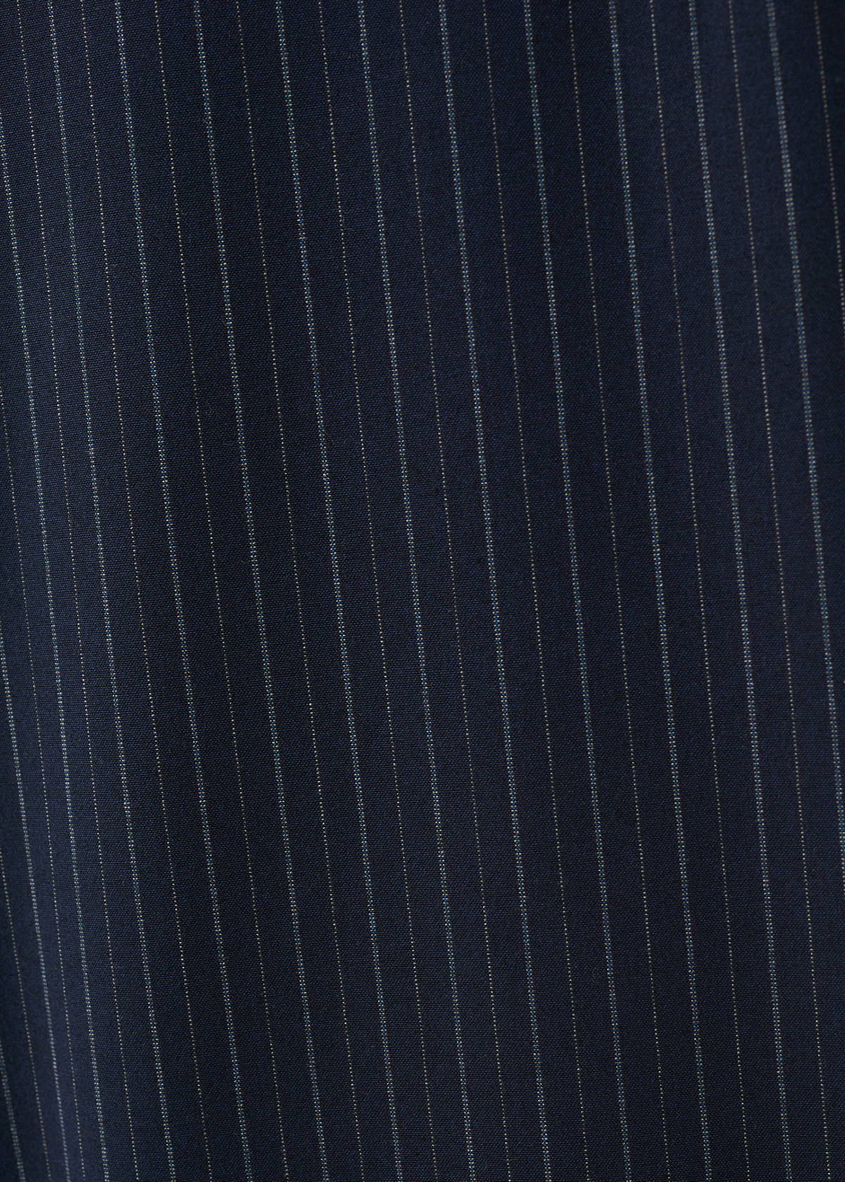Low-rise pinstripe trousers — Navy