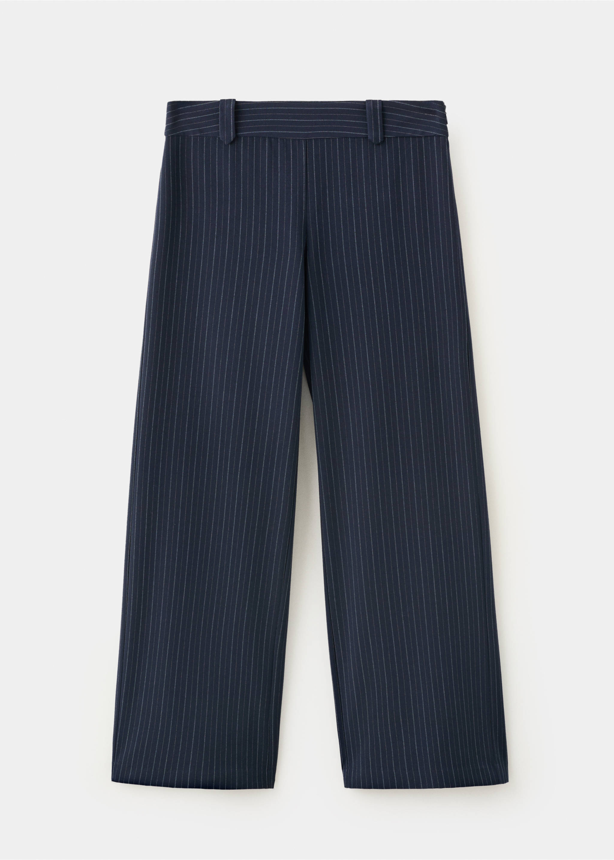 Pantalón tiro bajo raya diplomática - Artículo sin modelo, Azul marino. Ref: 37093275-00.
