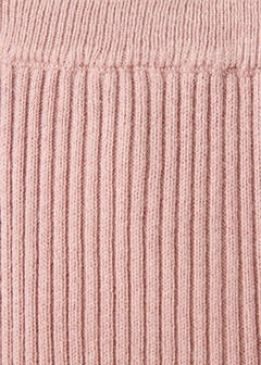 Cotton ribbed leggings — Pink 2