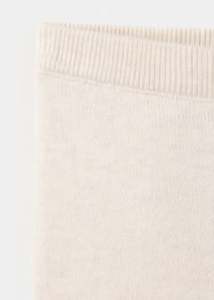 Plain knit leggings — Sand 2