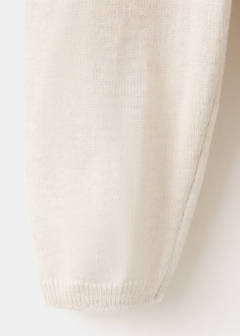 Plain knit leggings — Sand 4