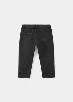 Straight cotton jeans — Black denim 3