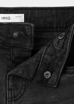 Straight cotton jeans — Black denim 2