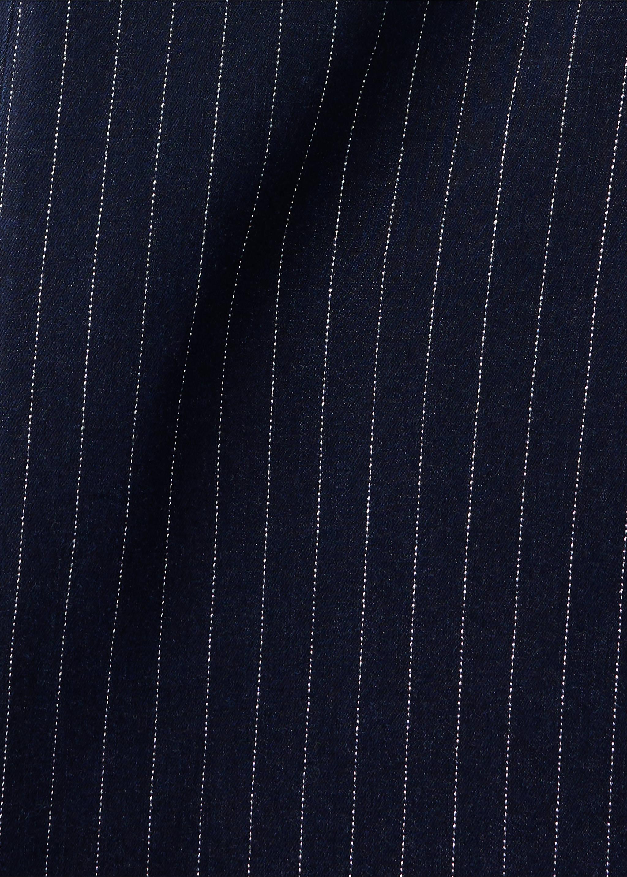 Wide leg striped jeans - Details of the article 0, Open Blue. Ref: 37093289-00.