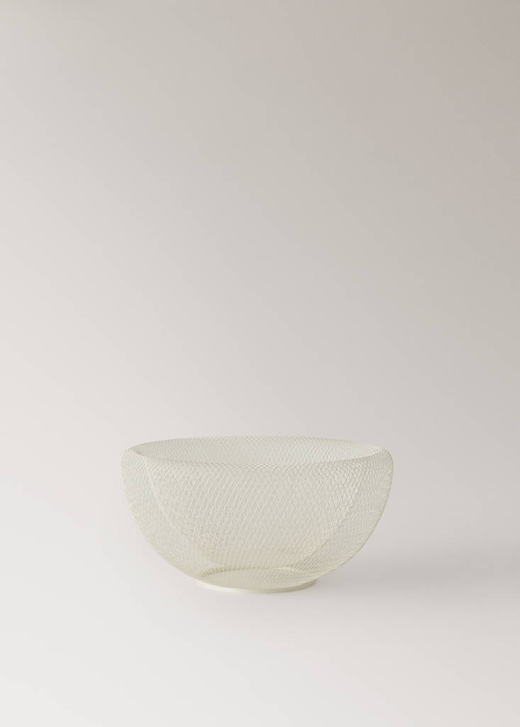 Wrought iron mesh fountain — Off White