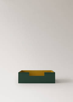 Two-tone wooden napkin holder — Curry 5
